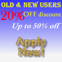 20% OFF for all old/new users